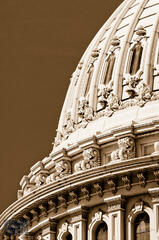 Capitol Dome Detail (Sepia)
