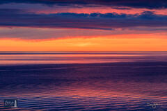 Pastel Layers - Lake Michigan Sunset
