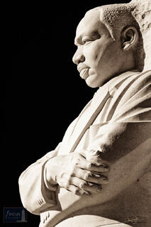 Statue of Dr. King (Sepia)