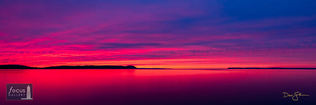 Surreal Sunset at Good Harbor Bay