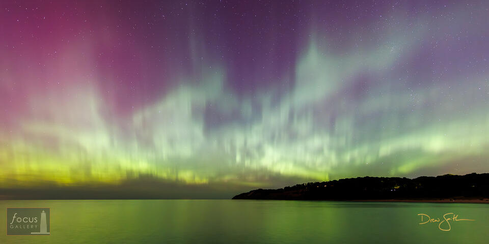 Benzie, Benzie County, Frankfort, Frankfort North Breakwater Lighthouse, Lake Michigan, Michigan, Northern, Pier, aurora, aurora...
