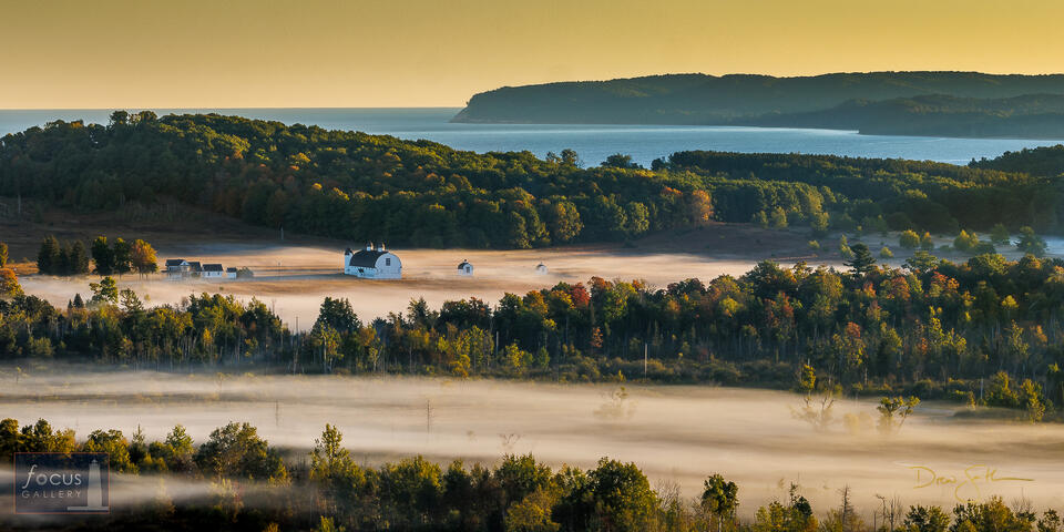 Cottonwood Trail, D.H. Day, DH, DH Day, Day, Fog, Lake Michigan, Michigan, NPS, Pyramid Point, SLBE, Sleeping Bear Dunes, Sleeping...