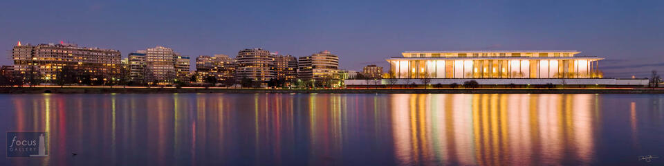 The Kennedy Center and Watergate at Nightfall